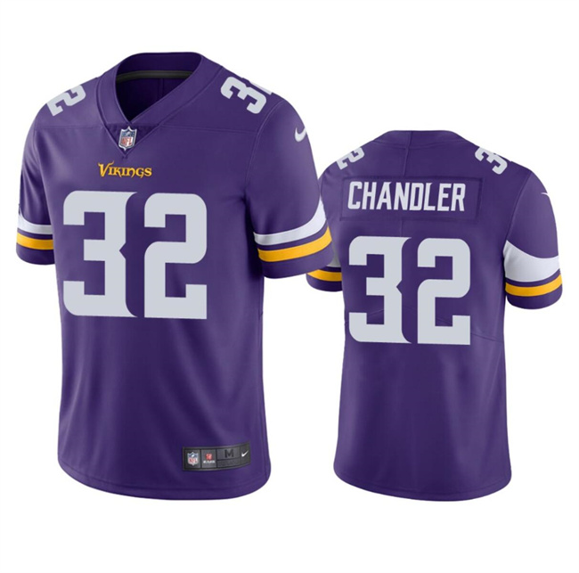 Men's Minnesota Vikings #32 Ty Chandler Purple 2023 F.U.S.E. Vapor Untouchable Limited Stitched Jersey Men's Minnesota Vikings #32 Ty Chandler Purple 2023 F.U.S.E. Vapor Untouchable Limited Stitched Jersey