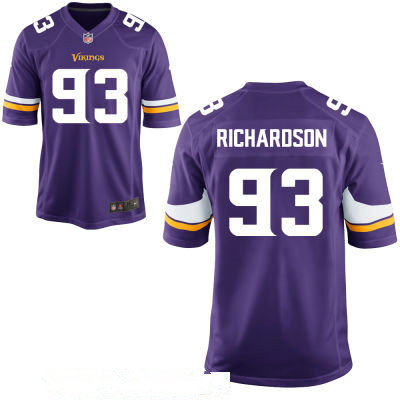 Men's Minnesota Vikings #93 Sheldon Richardson Purple Team Color Stitched NFL Nike Game Jersey Men's Minnesota Vikings #93 Sheldon Richardson Purple Team Color Stitched NFL Nike Game Jersey