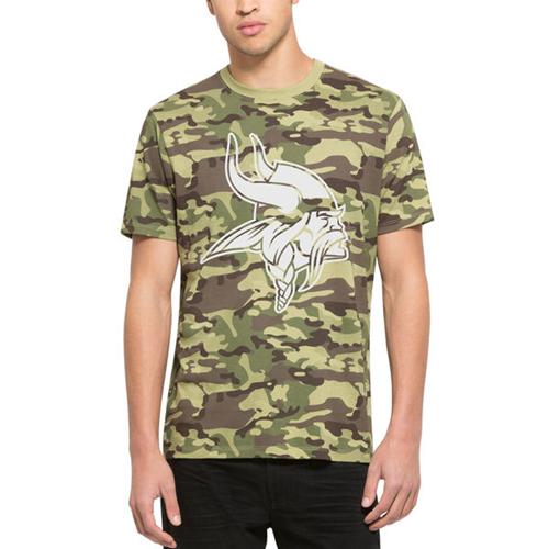 Men's Minnesota Vikings '47 Camo Alpha T-Shirt Men's Minnesota Vikings '47 Camo Alpha T-Shirt