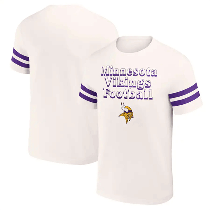 Men's Minnesota Vikings Cream X Darius Rucker Collection Vintage T-Shirt Men's Minnesota Vikings Cream X Darius Rucker Collection Vintage T-Shirt