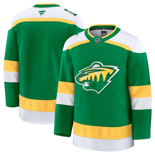 Men's Minnesota Wild Blank Green 2024-25 Alternate Stitched Hockey Jersey Men's Minnesota Wild Blank Green 2024-25 Alternate Stitched Hockey Jersey