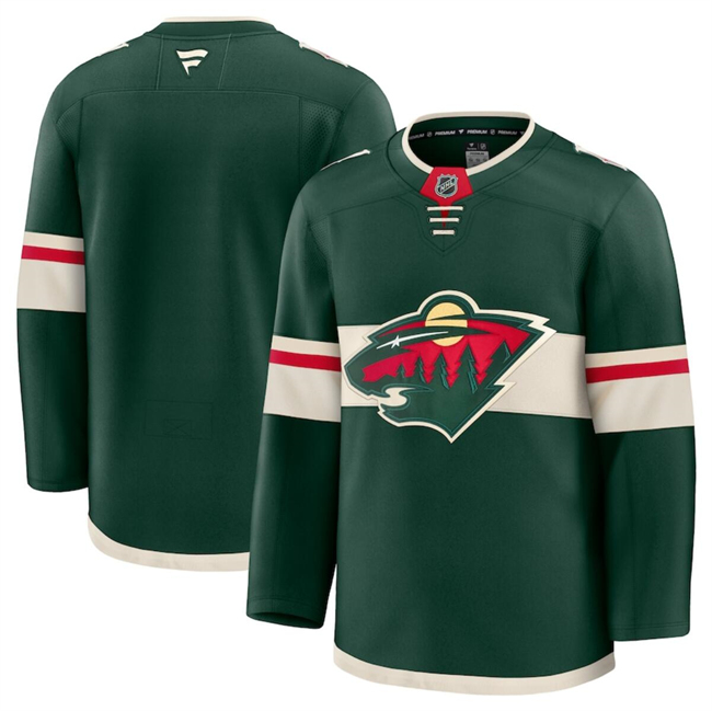 Men's Minnesota Wild Blank Green 2024-25 Home Stitched Hockey Jersey Men's Minnesota Wild Blank Green 2024-25 Home Stitched Hockey Jersey