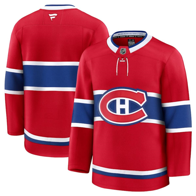 Men's Montreal Canadiens Blank Red 2024-25 Home Stitched Hockey Jersey Men's Montreal Canadiens Blank Red 2024-25 Home Stitched Hockey Jersey