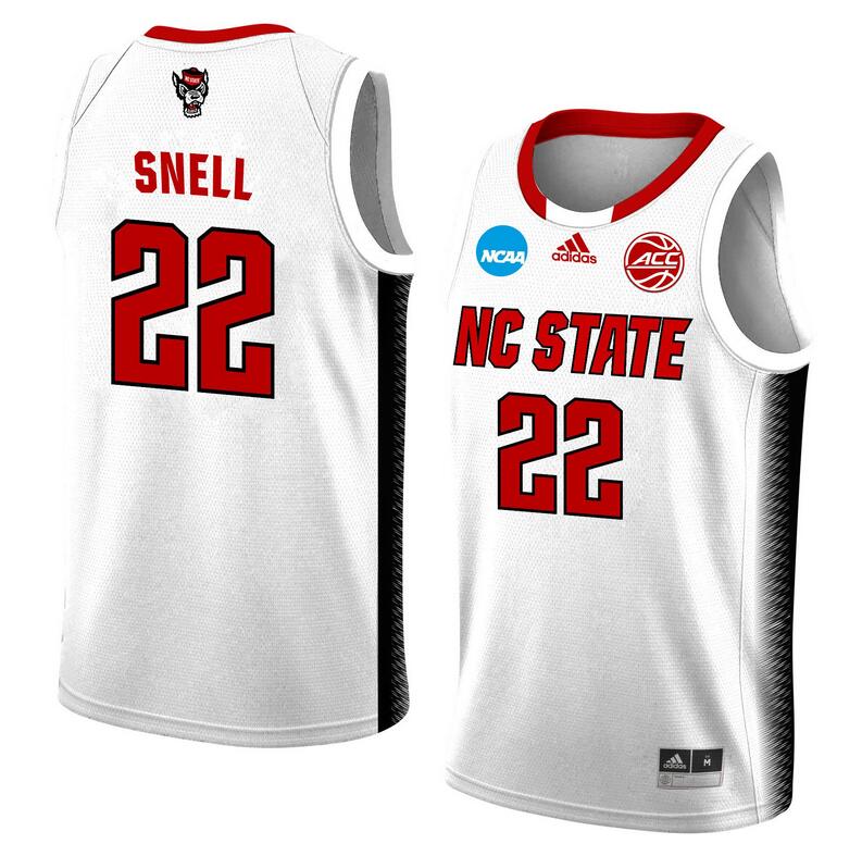 Men's NC State ACTIVE PLAYER Custom 2025 White Stitched Basketball Jersey Men's NC State ACTIVE PLAYER Custom 2025 White Stitched Basketball Jersey