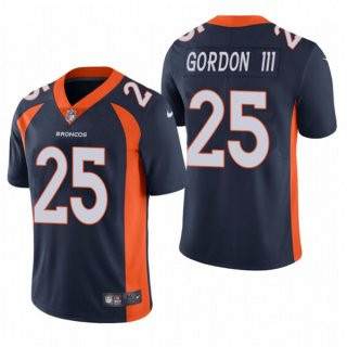 Men's Navy Denver Broncos #25 Melvin Gordon III Vapor Untouchable Limited Stitched Jersey Men's Navy Denver Broncos #25 Melvin Gordon III Vapor Untouchable Limited Stitched Jersey