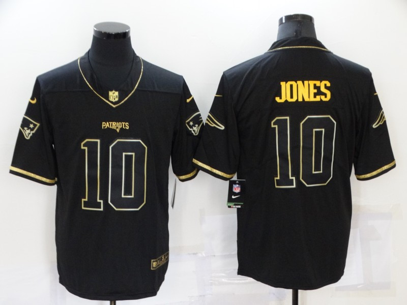 Men's New England Patriots #10 Mac Jones Black Gold 2020 Salute To Service Stitched NFL Nike Limited Jersey Men's New England Patriots #10 Mac Jones Black Gold 2020 Salute To Service Stitched NFL Nike Limited Jersey