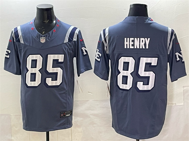 Men's New England Patriots #85 Hunter Henry 2025 F.U.S.E. “Rivalries” Vapor Limited Stitched Football Jersey Men's New England Patriots #85 Hunter Henry 2025 F.U.S.E. “Rivalries” Vapor Limited Stitched Football Jersey