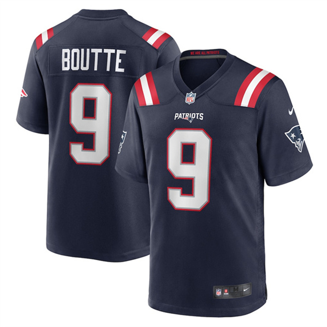 Men's New England Patriots #9 Kayshon Boutte Navy 2025 Stitched Game Jersey Men's New England Patriots #9 Kayshon Boutte Navy 2025 Stitched Game Jersey