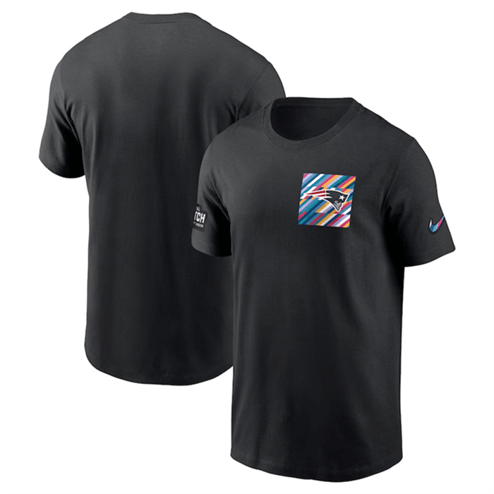 Men's New England Patriots Black 2023 Crucial Catch Sideline Tri-Blend T-Shirt Men's New England Patriots Black 2023 Crucial Catch Sideline Tri-Blend T-Shirt