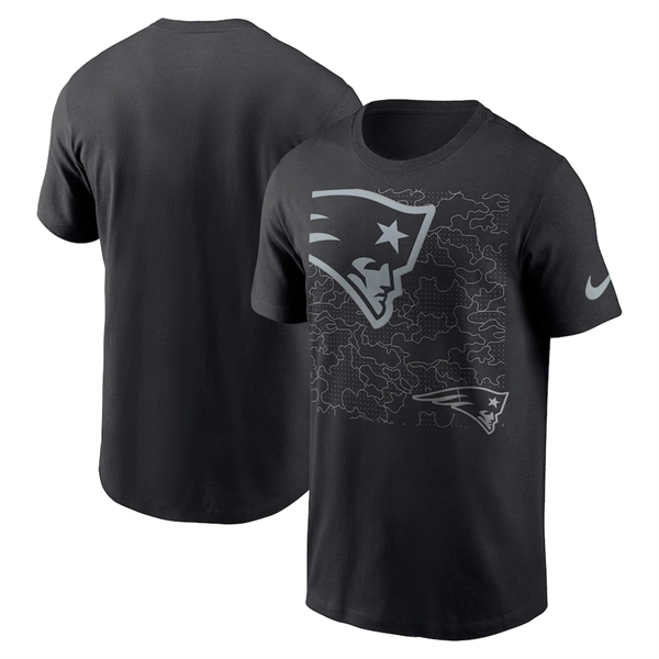 Men's New England Patriots Black T-Shirt Men's New England Patriots Black T-Shirt