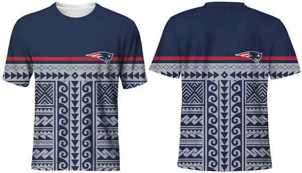 Men's New England Patriots Navy T-Shirt Men's New England Patriots Navy T-Shirt