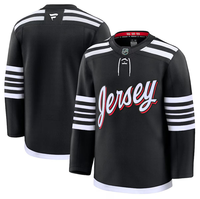 Men's New Jersey Devils Blank Black 2024-25 Alternate Stitched Hockey Jersey Men's New Jersey Devils Blank Black 2024-25 Alternate Stitched Hockey Jersey