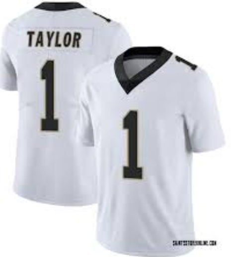 Men's New Orleans Saints #1 Alontae Taylor Limited White Vapor Untouchable Jersey Men's New Orleans Saints #1 Alontae Taylor Limited White Vapor Untouchable Jersey