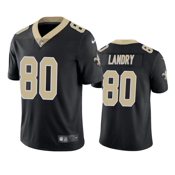 Men's New Orleans Saints #80 Jarvis Landry Black Vapor Limited Stitched Jersey Men's New Orleans Saints #80 Jarvis Landry Black Vapor Limited Stitched Jersey