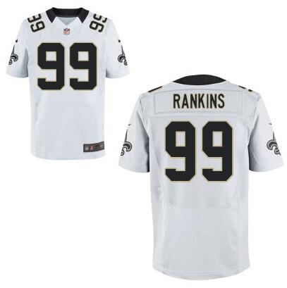 Men's New Orleans Saints #99 Sheldon Rankins Nike White Elite 2016 Draft Pick Jersey Men's New Orleans Saints #99 Sheldon Rankins Nike White Elite 2016 Draft Pick Jersey