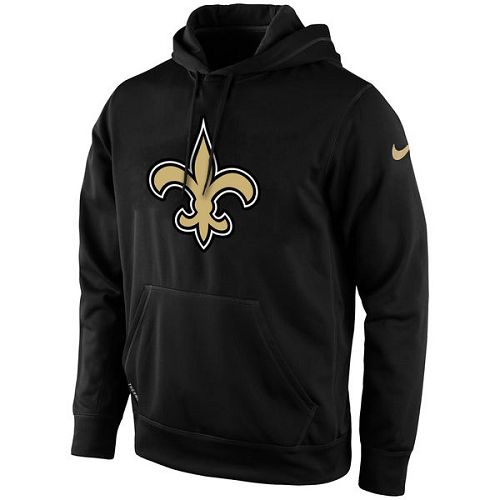 Men's New Orleans Saints Nike Black KO Logo Essential Hoodie 2 Men's New Orleans Saints Nike Black KO Logo Essential Hoodie 2