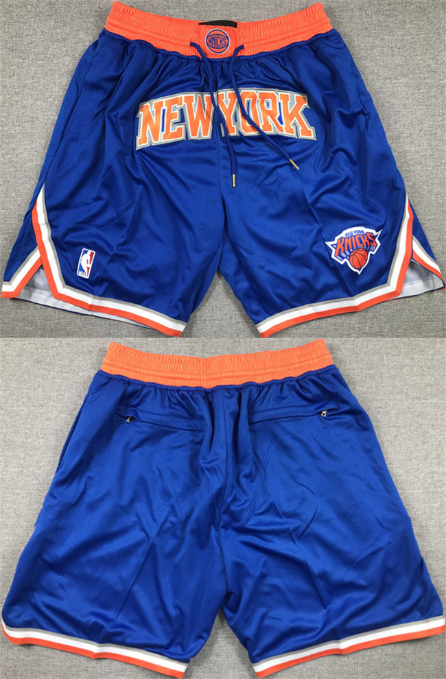 Men's New Yok Knicks Royal Shorts (Run Small) Men's New Yok Knicks Royal Shorts (Run Small)