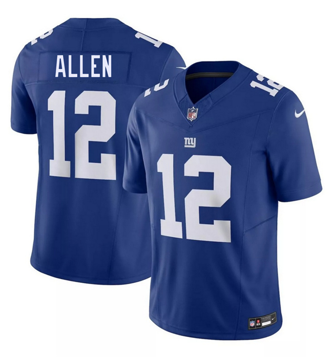Men's New York Giants #12 Brandon Allen Blue 2026 F.U.S.E. Vapor Untouchable Limited Stitched Jersey Men's New York Giants #12 Brandon Allen Blue 2026 F.U.S.E. Vapor Untouchable Limited Stitched Jersey