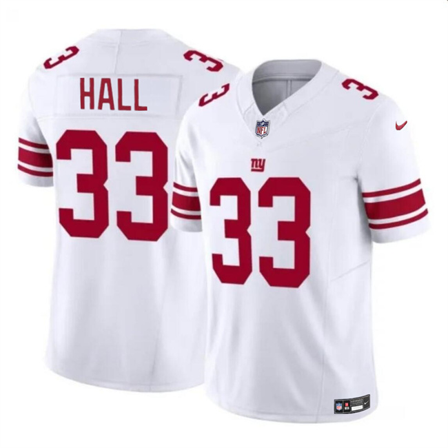 Men's New York Giants #33 Hassan Hall White 2023 F.U.S.E. Vapor Untouchable Limited Stitched Jersey Men's New York Giants #33 Hassan Hall White 2023 F.U.S.E. Vapor Untouchable Limited Stitched Jersey