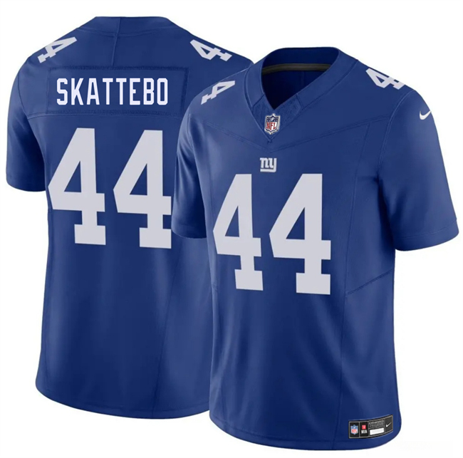 Men's New York Giants #44 Cam Skattebo Blue 2025 Draft F.U.S.E. Vapor Untouchable Limited Stitched Jersey Men's New York Giants #44 Cam Skattebo Blue 2025 Draft F.U.S.E. Vapor Untouchable Limited Stitched Jersey