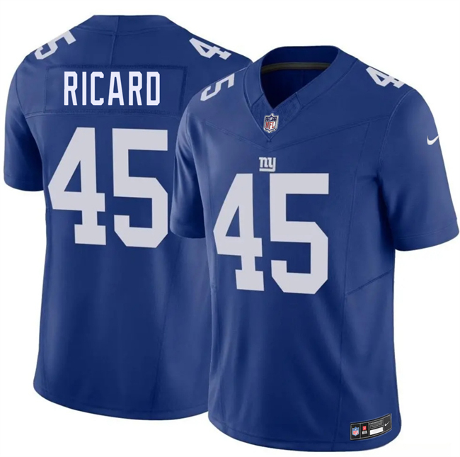 Men's New York Giants #45 Patrick Ricard Blue 2026 F.U.S.E. Vapor Untouchable Limited Stitched Jersey Men's New York Giants #45 Patrick Ricard Blue 2026 F.U.S.E. Vapor Untouchable Limited Stitched Jersey