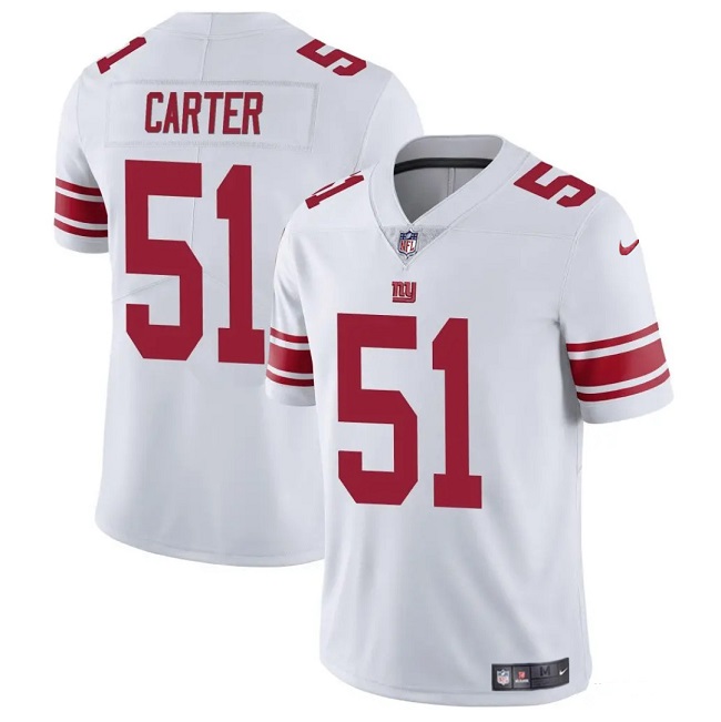 Men's New York Giants #51 Abdul Carter White 2025 Vapor Untouchable Limited Stitched Jersey