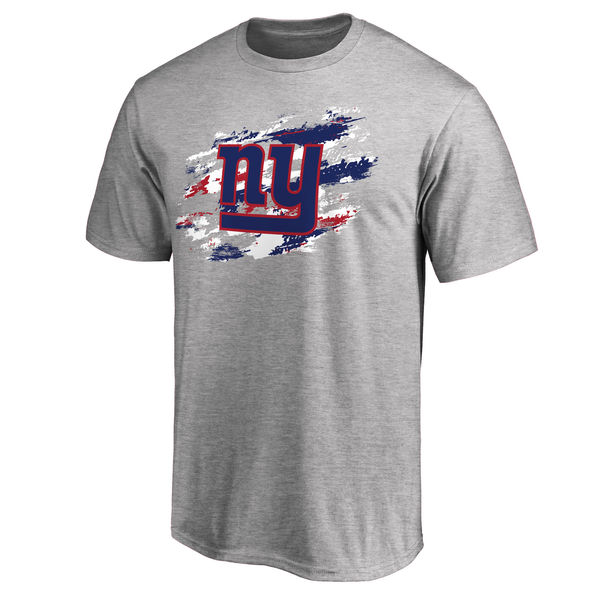 Men's New York Giants NFL Pro Line True Color T-Shirt Heathered Gray