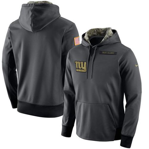 Men's New York Giants Nike Anthracite Salute to Service Player Men's New York Giants Nike Anthracite Salute to Service Player