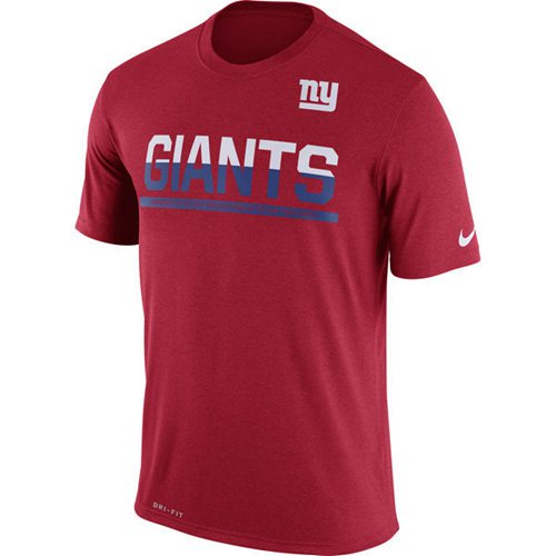 Men's New York Giants Nike Practice Legend Performance T-Shirt Red Men's New York Giants Nike Practice Legend Performance T-Shirt Red