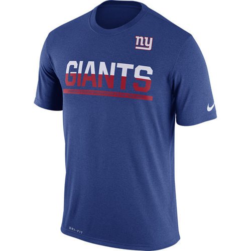 Men's New York Giants Nike Practice Legend Performance T-Shirt Royal Men's New York Giants Nike Practice Legend Performance T-Shirt Royal