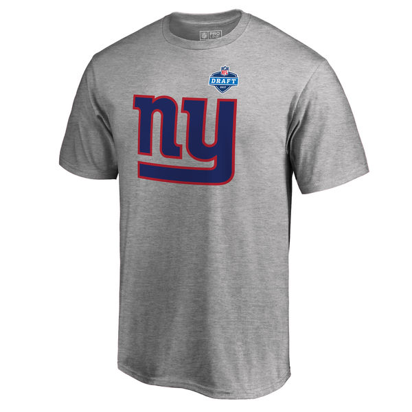 Men's New York Giants Pro Line by Fanatics Branded Heather Gray 2017 NFL Draft Athletic Heather T-Shirt Men's New York Giants Pro Line by Fanatics Branded Heather Gray 2017 NFL Draft Athletic Heather T-Shirt