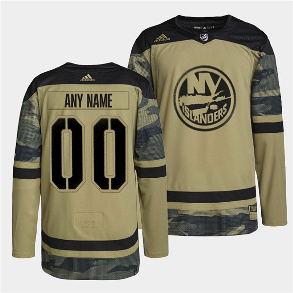 Men's New York Islanders Active Player Custom 2022 Camo Military Appreciation Night Stitched Jersey Men's New York Islanders Active Player Custom 2022 Camo Military Appreciation Night Stitched Jersey