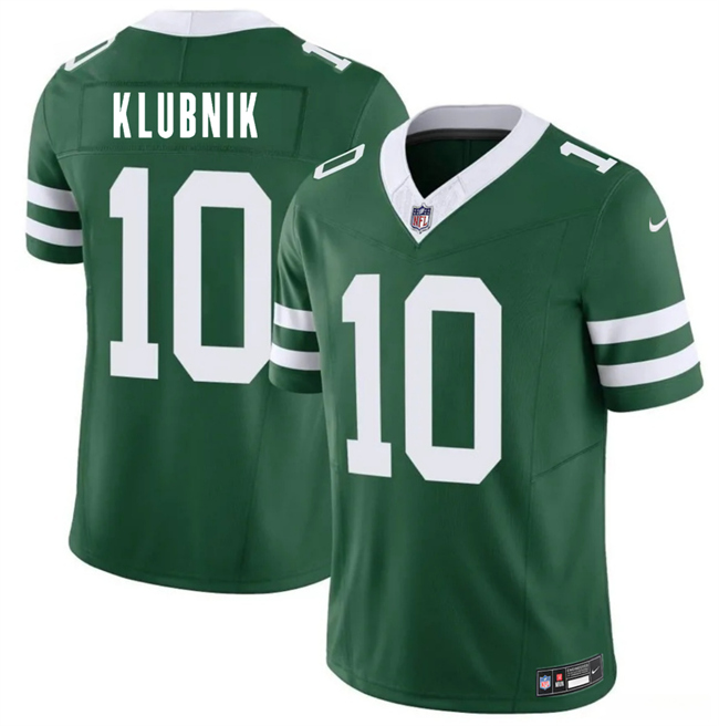 Men's New York Jets #10 Cade Klubnik Green 2026 Draft F.U.S.E. Vapor Untouchable Limited Stitched Jersey Men's New York Jets #10 Cade Klubnik Green 2026 Draft F.U.S.E. Vapor Untouchable Limited Stitched Jersey
