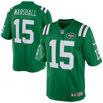 Men's New York Jets #15 Brandon Marshall Nike Green Color Rush Limited Jersey Men's New York Jets #15 Brandon Marshall Nike Green Color Rush Limited Jersey
