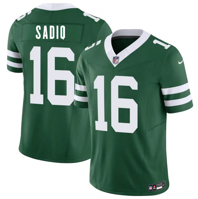 Men's New York Jets #16 Kenyon Sadiq Green 2026 Draft F.U.S.E. Vapor Untouchable Limited Stitched Jersey Men's New York Jets #16 Kenyon Sadiq Green 2026 Draft F.U.S.E. Vapor Untouchable Limited Stitched Jersey