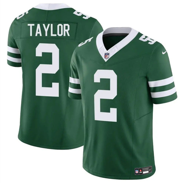 Men's New York Jets #2 Tyrod Taylor Green 2024 F.U.S.E. Vapor Untouchable Limited Stitched Jersey Men's New York Jets #2 Tyrod Taylor Green 2024 F.U.S.E. Vapor Untouchable Limited Stitched Jersey