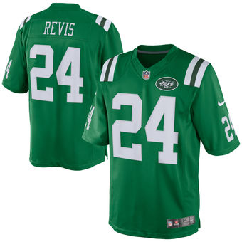 Men's New York Jets #24 Darrelle Revis Nike Green Color Rush Limited Jersey Men's New York Jets #24 Darrelle Revis Nike Green Color Rush Limited Jersey