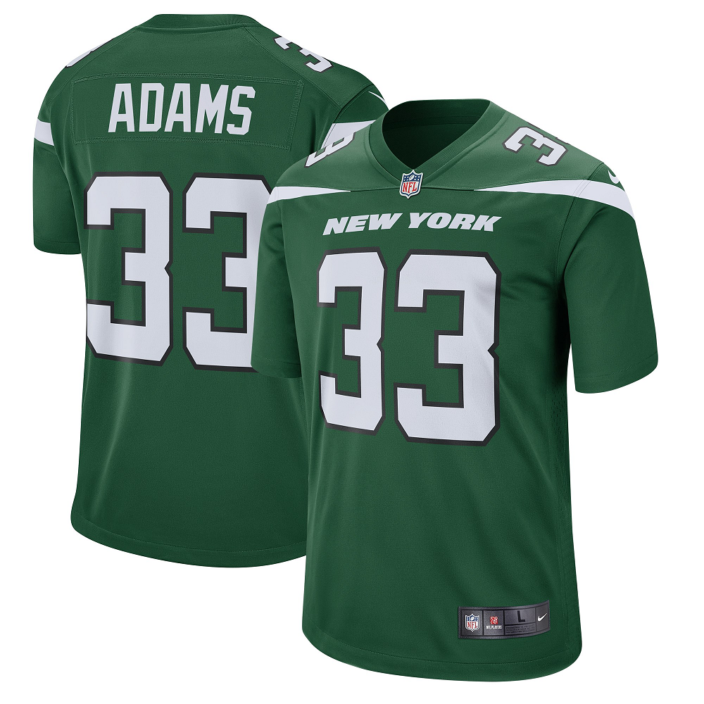 Men's New York Jets #33 Jamal Adams Green Player Game Jersey 2019 Men's New York Jets #33 Jamal Adams Green Player Game Jersey 2019