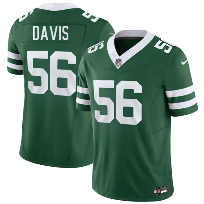 Men's New York Jets #56 Demario Davis Green 2026 F.U.S.E. Vapor Untouchable Limited Stitched Jersey Men's New York Jets #56 Demario Davis Green 2026 F.U.S.E. Vapor Untouchable Limited Stitched Jersey