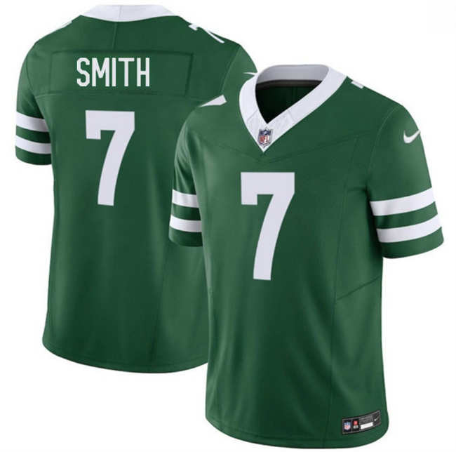Men's New York Jets #7 Geno Smith Green 2025 F.U.S.E. Vapor Untouchable Limited Stitched Jersey Men's New York Jets #7 Geno Smith Green 2025 F.U.S.E. Vapor Untouchable Limited Stitched Jersey