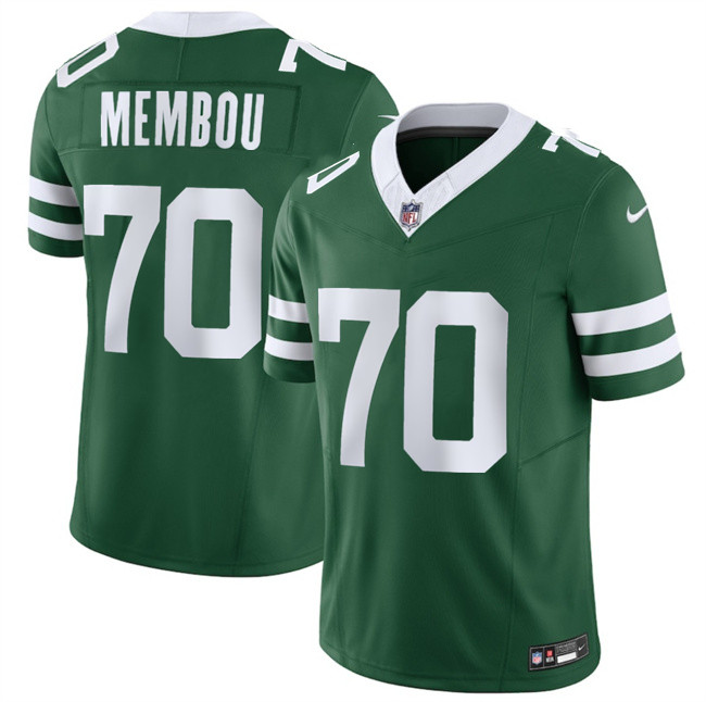 Men's New York Jets #70 Armand Membou Green 2025 Draft F.U.S.E. Vapor Untouchable Limited Stitched Jersey