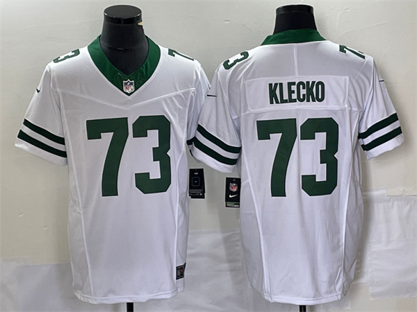 Men's New York Jets #73 Joe Klecko White 2023 F.U.S.E. Vapor Limited Throwback Stitched Football Jersey Men's New York Jets #73 Joe Klecko White 2023 F.U.S.E. Vapor Limited Throwback Stitched Football Jersey