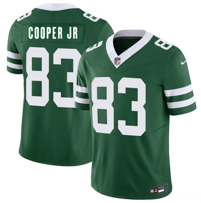 Men's New York Jets #83 Omar Cooper Jr Green 2026 Draft F.U.S.E. Vapor Untouchable Limited Stitched Jersey Men's New York Jets #83 Omar Cooper Jr Green 2026 Draft F.U.S.E. Vapor Untouchable Limited Stitched Jersey