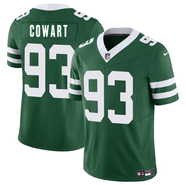 Men's New York Jets #93 Byron Cowart Green 2025 F.U.S.E. Vapor Untouchable Limited Stitched Jersey