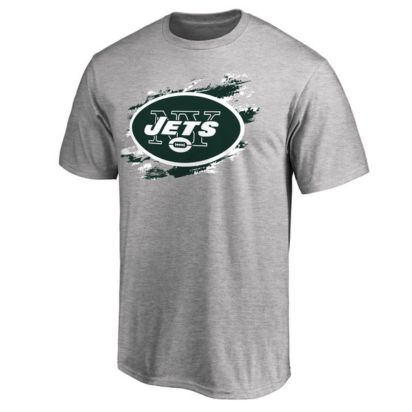 Men's New York Jets NFL Pro Line True Color T-Shirt Heathered Gray Men's New York Jets NFL Pro Line True Color T-Shirt Heathered Gray