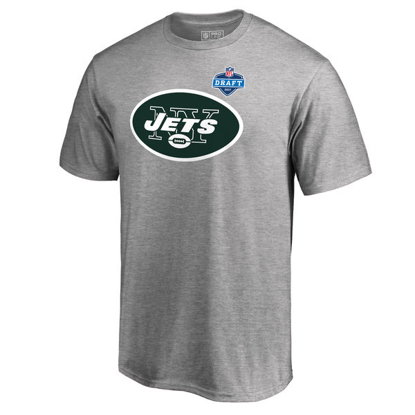 Men's New York Jets Pro Line by Fanatics Branded Heather Gray 2017 NFL Draft Athletic Heather T-Shirt Men's New York Jets Pro Line by Fanatics Branded Heather Gray 2017 NFL Draft Athletic Heather T-Shirt