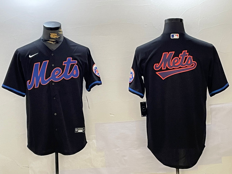 Men's New York Mets Team Big Logo Graphite 2024 City Connect Limited Stitched Baseball Jersey 6 Men's New York Mets Team Big Logo Graphite 2024 City Connect Limited Stitched Baseball Jersey 6