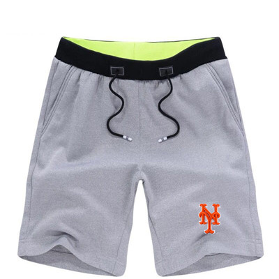 Men's New York Mets Team Logo Grey Baseball Shorts
