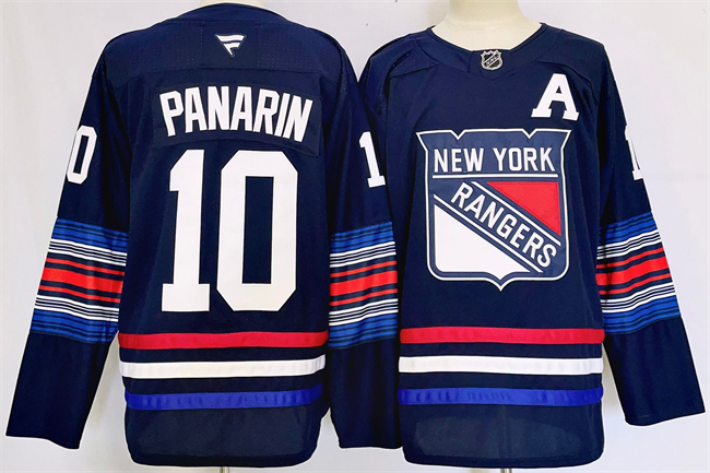 Men's New York Rangers #10 Artemi Panarin Navy 2024-25 Stitched Jersey Men's New York Rangers #10 Artemi Panarin Navy 2024-25 Stitched Jersey