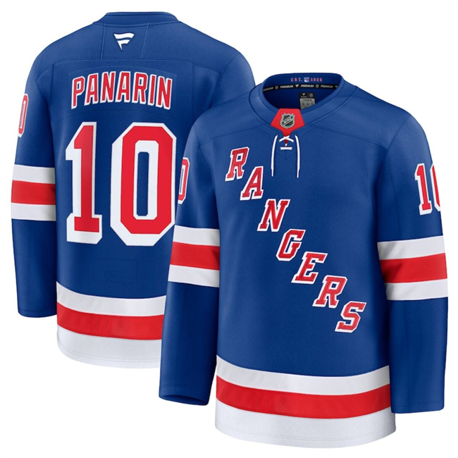 Men's New York Rangers #10 Artemi Panarin Royal 2024-25 Home Stitched Hockey Jersey Men's New York Rangers #10 Artemi Panarin Royal 2024-25 Home Stitched Hockey Jersey